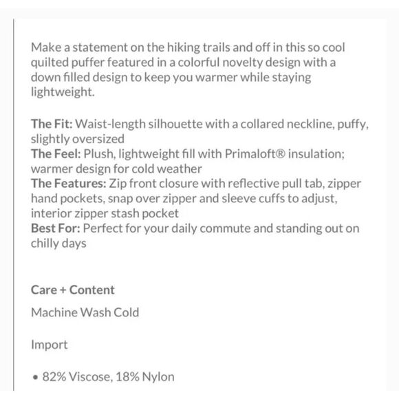 Free People Shine on puffer jacket - Picture 16 of 16